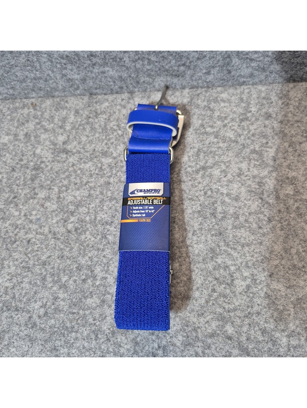 Champion Sports Baseball/Softball Adjustable Belt Youth 1.25" W 18-42" L Blue